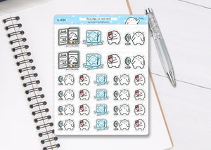 S_038 Squidge is Too Hot | Squidge Stickers | Planner Stickers