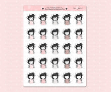 Load image into Gallery viewer, SL_040 Headache + Migraine | Neutral Lottie Stickers | Planner Stickers
