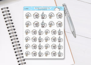 S_040 Squidge Loves Bubble Tea | Squidge Stickers | Planner Stickers