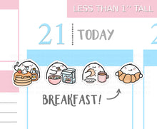 Load image into Gallery viewer, S_058 Squidge Loves Breakfast | Squidge Stickers | Planner Stickers
