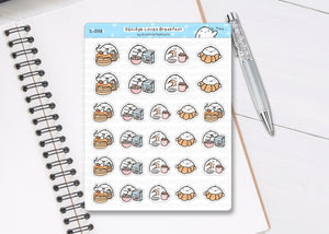 S_058 Squidge Loves Breakfast | Squidge Stickers | Planner Stickers