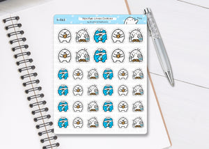 S_063 Squidge Loves Cookies | Squidge Stickers | Planner Stickers