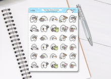 Load image into Gallery viewer, S_066 Squidge Does Chores | Squidge Stickers | Planner Stickers
