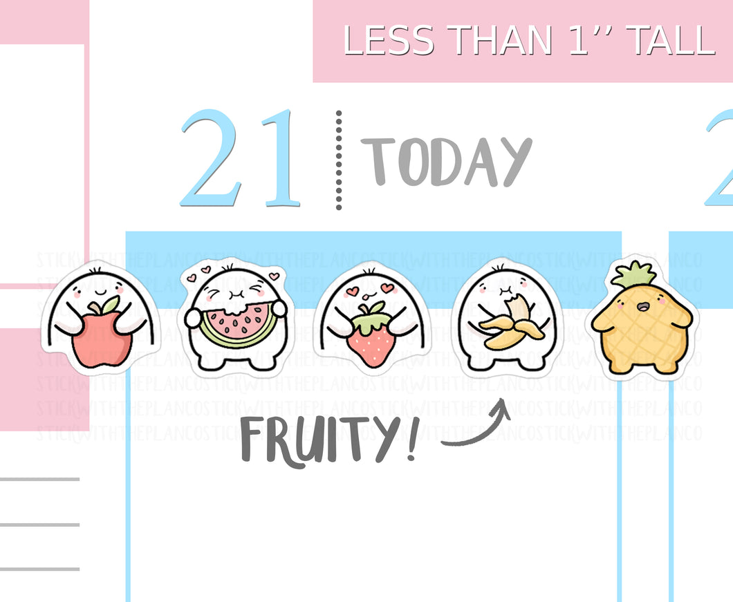 S_069 Squidge Loves Fruit | Squidge Stickers | Planner Stickers