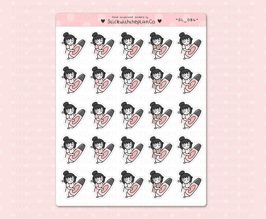 SL_084 Highlighter | Neutral Lottie Stickers | Planner Stickers