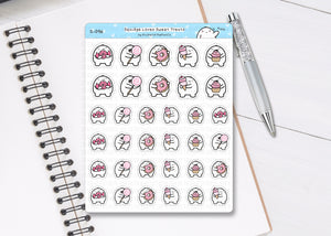 S_096 Squidge Loves Sweet Treats | Squidge Stickers | Planner Stickers