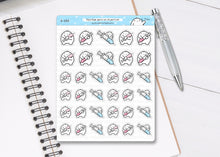 Load image into Gallery viewer, S_105 Squidge Has Injections | Squidge Stickers | Planner Stickers
