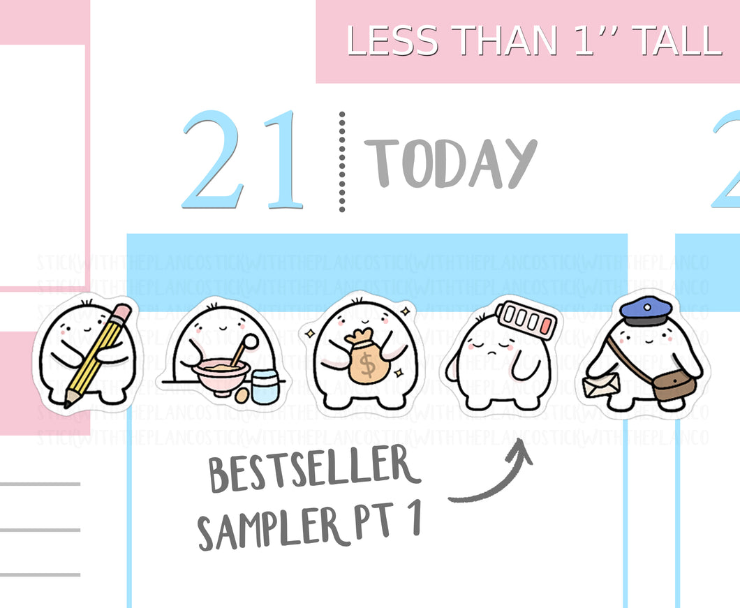 S_106 Squidge Bestseller Sampler PT 1 | Squidge Stickers | Planner Stickers