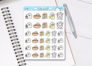 S_121 Squidge Loves BBQ | Squidge Stickers | Planner Stickers