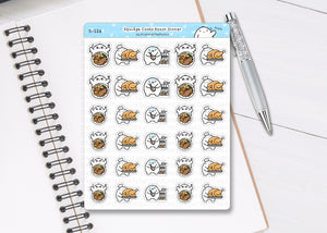 S_126 Squidge Loves Roast Dinners | Squidge Stickers | Planner Stickers