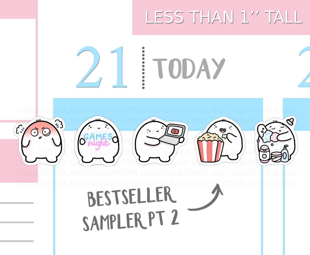 S_128 Squidge Bestseller Sampler PT 2 | Squidge Stickers | Planner Stickers