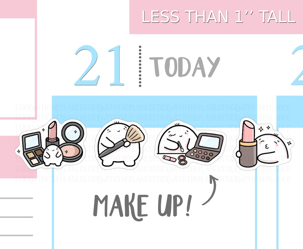 S_131 Squidge Loves Makeup | Squidge Stickers | Planner Stickers