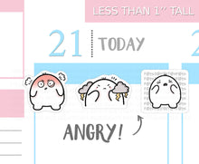 Load image into Gallery viewer, S_136 Squidge Is Angry | Squidge Stickers | Planner Stickers
