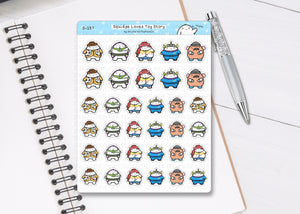 S_157 Squidge and the Toys | Squidge Stickers | Planner Stickers