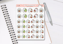 Load image into Gallery viewer, S_199 Squidge Loves Christmas Cupcakes | Squidge Stickers | Planner Stickers
