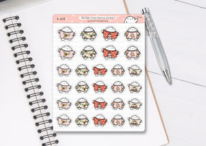 S_210 Squidge Loves Festive Jumpers | Squidge Stickers | Planner Stickers