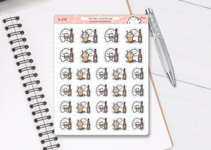 S_213 Squidge Loves Baileys | Squidge Stickers | Planner Stickers