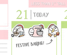 Load image into Gallery viewer, S_217 Squidge Loves Festive Baking | Squidge Stickers | Planner Stickers
