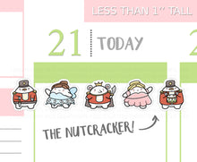 Load image into Gallery viewer, S_218 Squidge Loves the Nutcracker | Squidge Stickers | Planner Stickers
