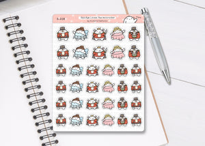 S_218 Squidge Loves the Nutcracker | Squidge Stickers | Planner Stickers