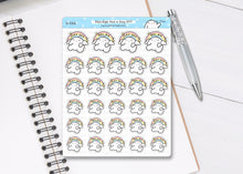 Load image into Gallery viewer, S_226 Squidge Has a Day Off | Squidge Stickers | Planner Stickers
