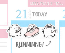 Load image into Gallery viewer, S_230 Squidge Loves Running | Squidge Stickers | Planner Stickers
