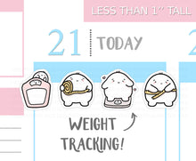 Load image into Gallery viewer, S_235 Squidge Tracks Weight | Squidge Stickers | Planner Stickers
