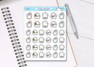 S_235 Squidge Tracks Weight | Squidge Stickers | Planner Stickers