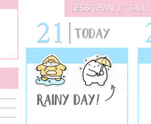 Load image into Gallery viewer, S_240 Squidge Loves Rainy Days | Squidge Stickers | Planner Stickers
