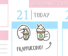 Load image into Gallery viewer, S_256 Squidge Loves Frappuccino&#39;s | Squidge Stickers | Planner Stickers
