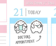 Load image into Gallery viewer, S_266 Squidge is a Doctor | Squidge Stickers | Planner Stickers
