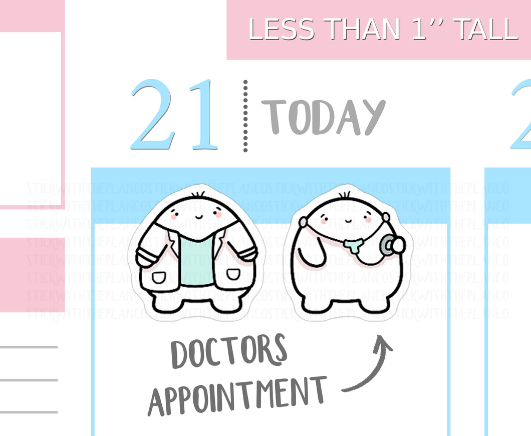 S_266 Squidge is a Doctor | Squidge Stickers | Planner Stickers