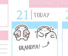 Load image into Gallery viewer, S_269 Squidge Visits Grandma | Squidge Stickers | Planner Stickers
