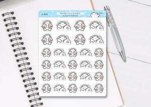 S_269 Squidge Visits Grandma | Squidge Stickers | Planner Stickers