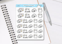 Load image into Gallery viewer, S_275 Squidge Does an All Nighter | Squidge Stickers | Planner Stickers
