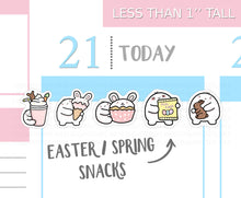 Load image into Gallery viewer, S_277 Squidge Loves Easter Snacks | Squidge Stickers | Planner Stickers
