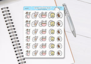 S_277 Squidge Loves Easter Snacks | Squidge Stickers | Planner Stickers