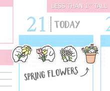 Load image into Gallery viewer, S_278 Squidge Loves Spring Flowers | Squidge Stickers | Planner Stickers
