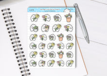 Load image into Gallery viewer, S_278 Squidge Loves Spring Flowers | Squidge Stickers | Planner Stickers
