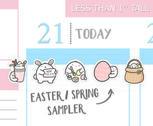 Load image into Gallery viewer, S_279 Squidge Loves Easter/Spring Sampler | Squidge Stickers | Planner Stickers
