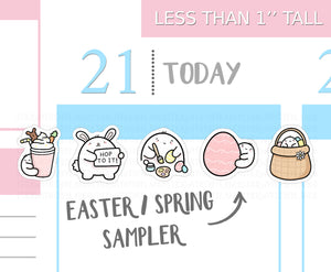 S_279 Squidge Loves Easter/Spring Sampler | Squidge Stickers | Planner Stickers