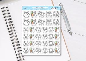 S_281 Squidge Bunny | Squidge Stickers | Planner Stickers