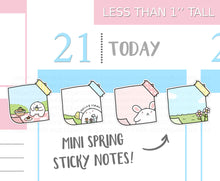 Load image into Gallery viewer, S_282 Squidge Mini Sticky Notes (Spring Theme) | Squidge Stickers | Planner Stickers
