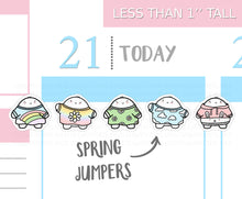 Load image into Gallery viewer, S_283 Squidge Spring Jumpers | Squidge Stickers | Planner Stickers
