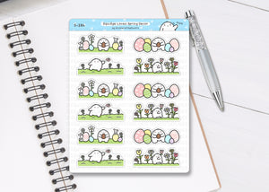 S_284 Squidge Spring/Easter Headers | Squidge Stickers | Planner Stickers