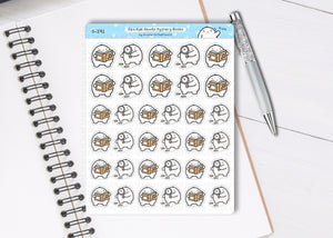 S_292 Squidge Reads Mystery Books | Squidge Stickers | Planner Stickers