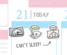 Load image into Gallery viewer, S_293 Squidge Can&#39;t Sleep (pt 2) | Squidge Stickers | Planner Stickers
