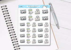 S_293 Squidge Can't Sleep (pt 2) | Squidge Stickers | Planner Stickers