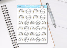 Load image into Gallery viewer, S_294 Squidge Has Aches and Pains | Squidge Stickers | Planner Stickers
