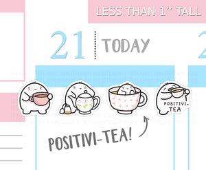 S_298 Squidge Loves Positivi-tea | Squidge Stickers | Planner Stickers